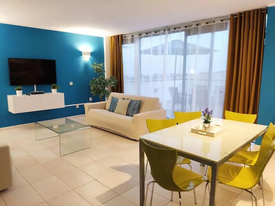 Dom wakacyjny Casa Azul 2Bedroom Apartment & Ocean View Terrace Wifi Premium Costa Calma